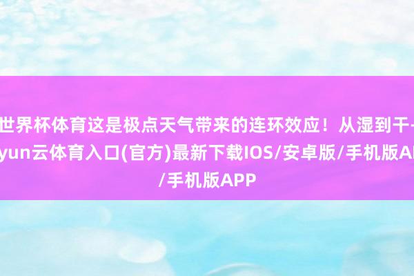 世界杯体育这是极点天气带来的连环效应!从湿到干-开yun云体育入口(官方)最新下载IOS/安卓版/手机版APP