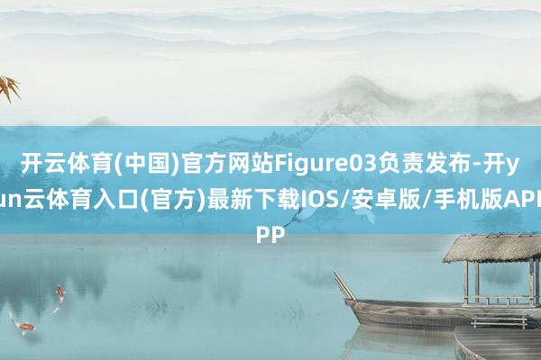 开云体育(中国)官方网站Figure03负责发布-开yun云体育入口(官方)最新下载IOS/安卓版/手机版APP